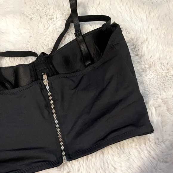 BEBE Ribbed Bustier Top - Picture 4 of 5